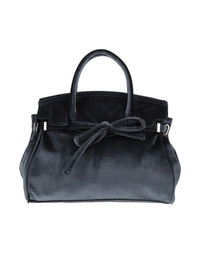 Shop Mia Bag Handbags In Slate Blue