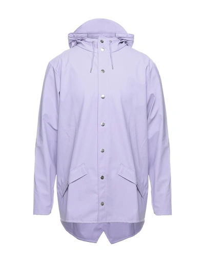 Shop Rains Overcoats In Lilac