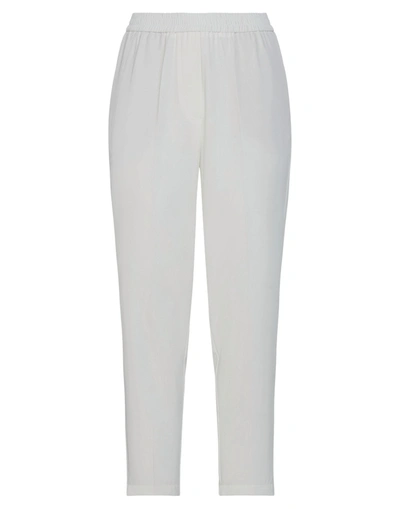 Shop 8pm Woman Pants White Size S Polyester, Elastane