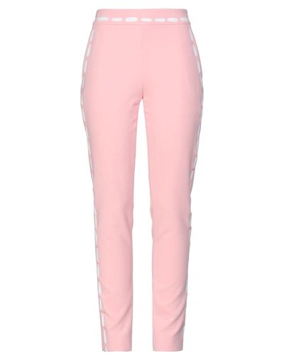 Shop Moschino Woman Pants Pink Size 4 Polyester, Polyurethane