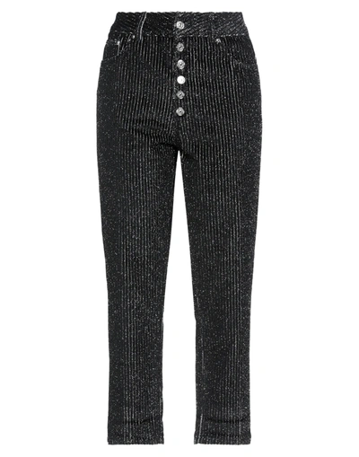 Shop Dondup Woman Pants Black Size 29 Viscose, Cotton, Polyamide, Polyester