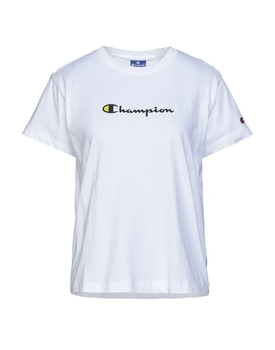 Shop Champion Woman T-shirt White Size Xs Cotton