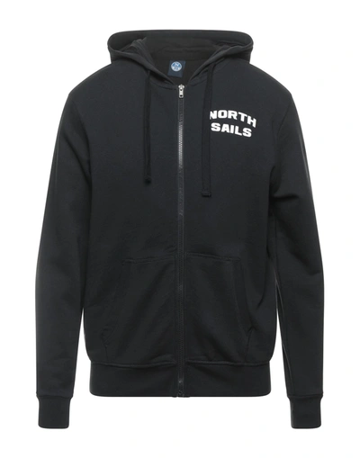 Shop North Sails Man Sweatshirt Black Size M Cotton