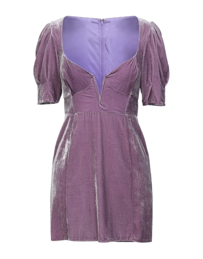 Shop For Love & Lemons Short Dresses In Lilac