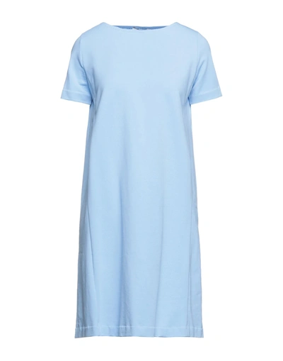 Shop Circolo 1901 Short Dresses In Sky Blue