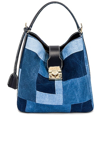 Shop Mark Cross Large Murphy Bag In Indigo