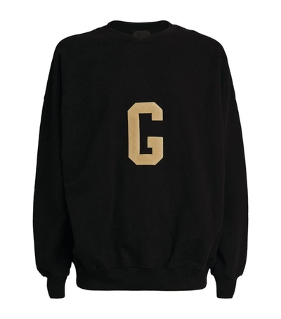 Shop Fear Of God G Logo Sweatshirt In Black