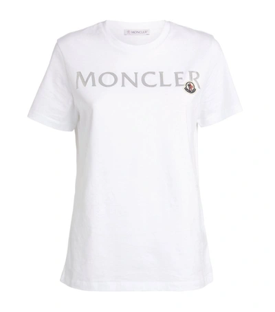 Shop Moncler Ss T Shirt In White