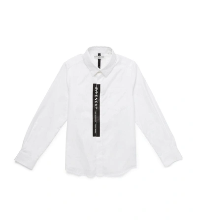 Shop Givenchy Kids Logo Shirt (4-14 Years) In White