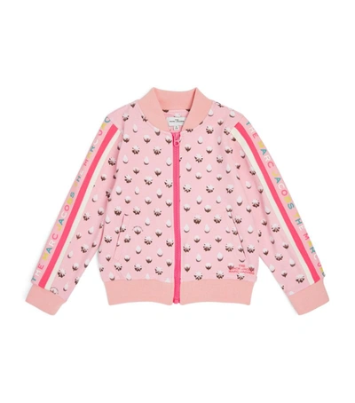 Shop The Marc Jacobs Icing Bomber Jacket (4-14 Years) In Pink