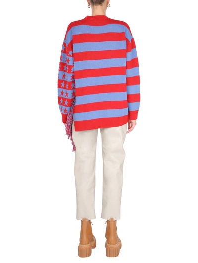 Shop Stella Mccartney Crew Neck Sweater In Multicolour