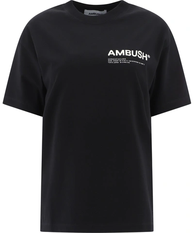 Shop Ambush Logo Printed Crewneck T In Black