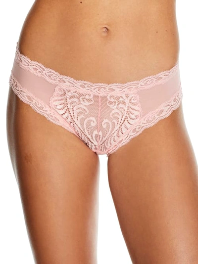 Shop Natori Feathers Hipster In Pink Icing