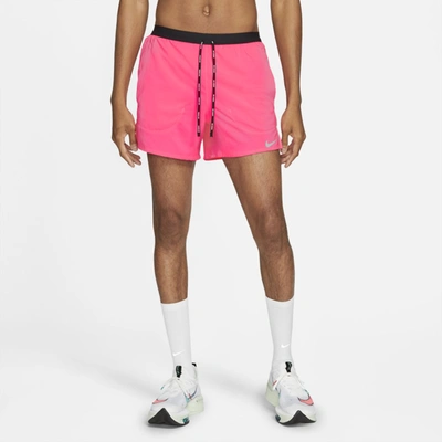 Shop Nike Flex Stride Men's 5" Brief Running Shorts In Hyper Pink