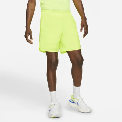 Shop Nike Challenger Men's 2-in-1 Running Shorts In Volt