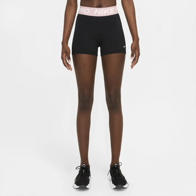 Shop Nike Women's  Pro 3" Shorts In Black