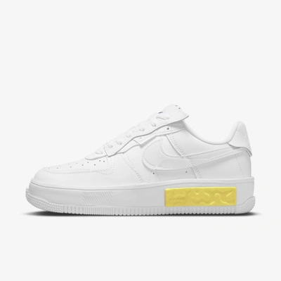 Shop Nike Women's Air Force 1 Fontank Topa Shoes In White