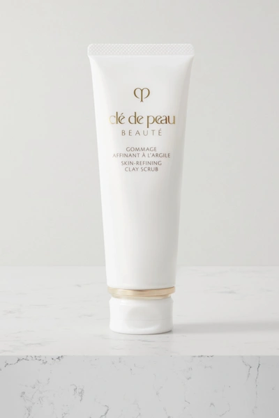 Shop Clé De Peau Beauté Skin-refining Clay Scrub, 90ml In Colorless