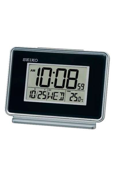 Seiko Hudson Everything Digital Alarm Clock In Black | ModeSens