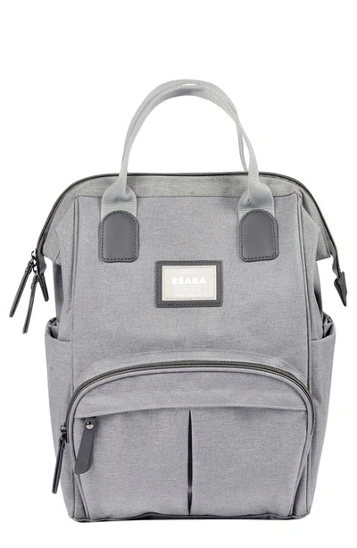 Shop Béaba Wellington Diaper Backpack In Grey