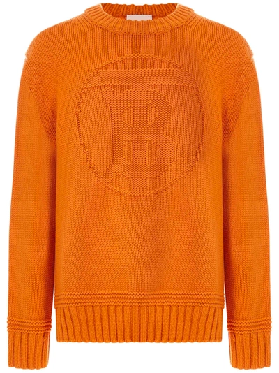 Shop Burberry Sweater In Orange