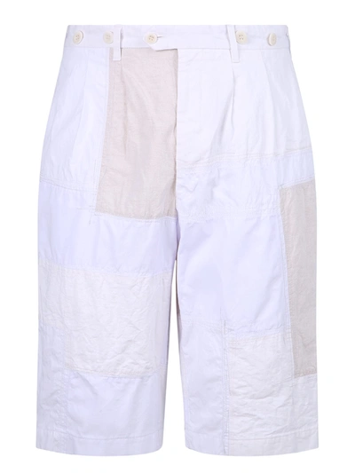 Shop Junya Watanabe Bermuda Shorts In White
