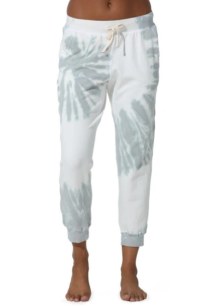 Shop Electric & Rose Abbot Kinney Pima Cotton Blend Joggers In Thunder/cloud
