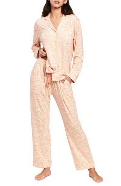 Project Rem Animal Print Pajamas In Nude