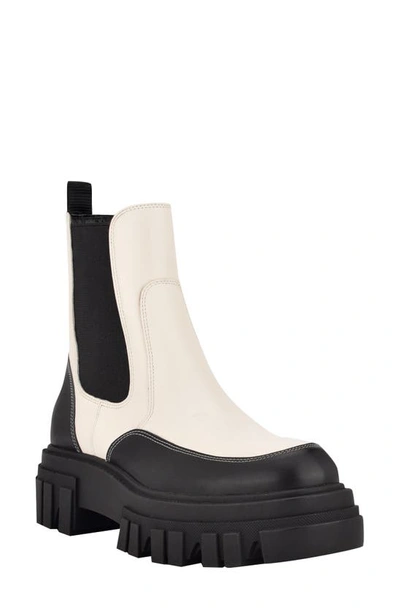 Shop Marc Fisher Ltd Morgan Chelsea Boot In Chic Cream Leather