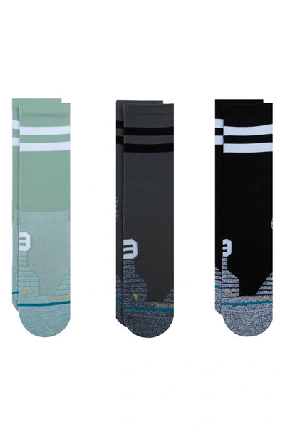 Shop Stance Franchise Assorted 3-pack Crew Socks In Multi