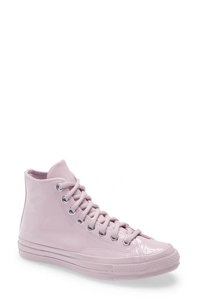 Pink patent store leather converse