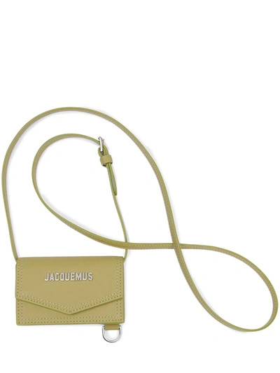 Jacquemus Khaki La Montagne 'Le Porte Azur' Wallet Jacquemus