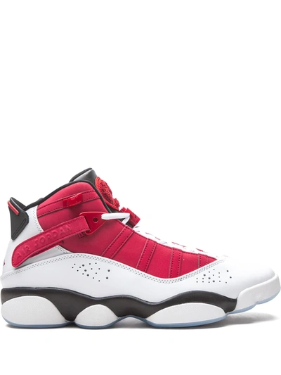 Shop Jordan 6 Rings "carmine" Sneakers In White