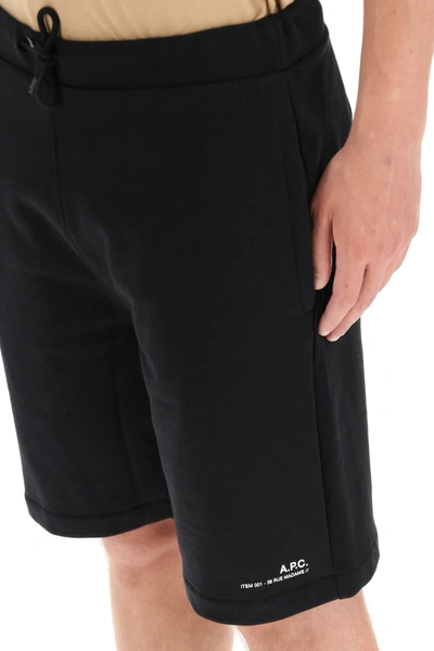 Apc Item Drawstring-waist Shorts In Black