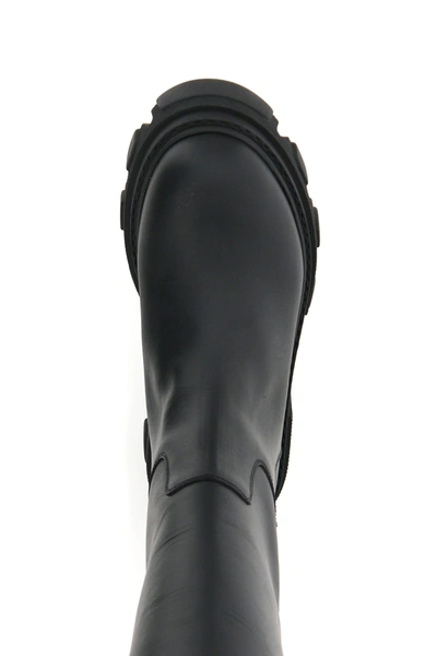 Shop Gia X Pernille Teisbaek Tubular Combat Boots In Black