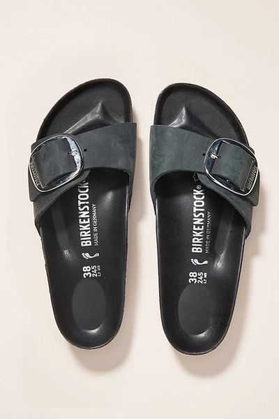 Resistent Handel Intensief Birkenstock Madrid Big Buckle Sandals In Black | ModeSens