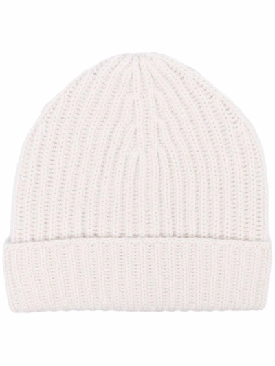 Shop Malo Chunky-knit Beanie In Nude