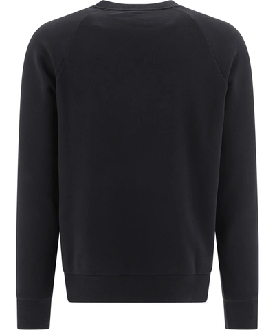 Shop Balmain " Paris" Sweatshirt In Black