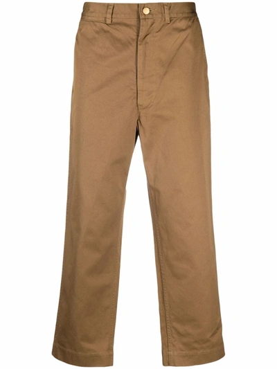 Shop Junya Watanabe Comme Des Garçons X Carhartt Wip Trousers In 褐色