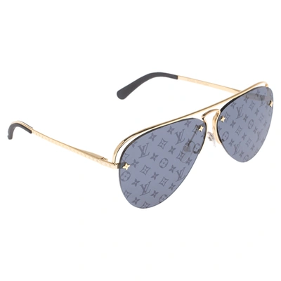 Pre-owned Louis Vuitton Silver & Gold Party Sunglasses, ModeSens