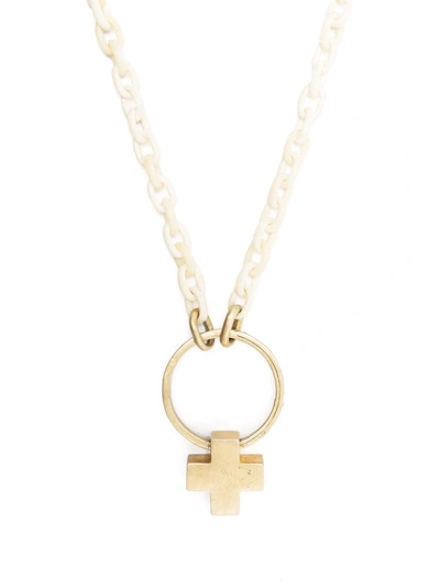 Shop Parts Of Four Mini Portal Chain Necklace In White