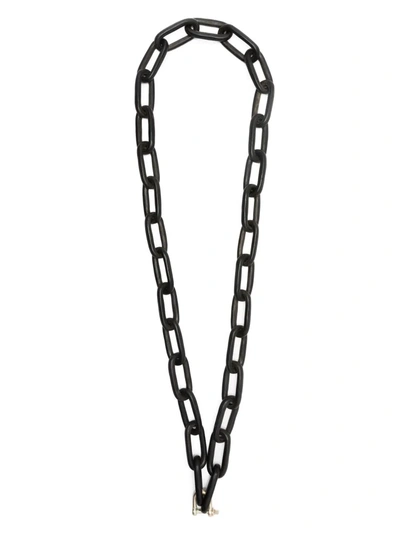 Shop Parts Of Four Charm Chain Necklace In Black