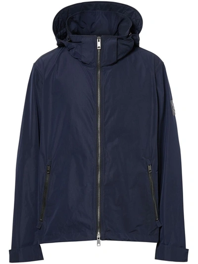 Shop Burberry Hargave Jacket In Blue