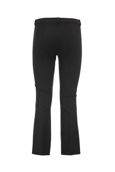 Shop 's Max Mara Umanita - Technical Cotton Trousers In Black
