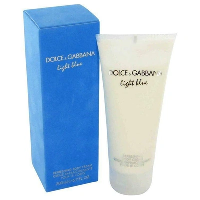 Shop Dolce & Gabbana Light Blue By  Body Cream 6.7 oz