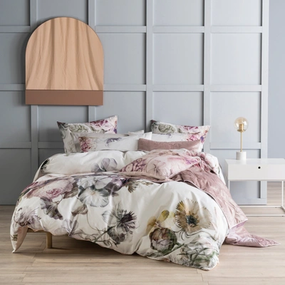 Shop Linen House Ellaria Duvet Cover Set (multicoloured) (twin) (uk In Grey