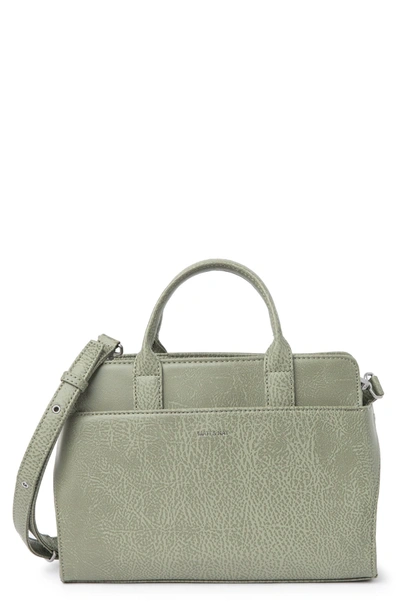 Shop Matt And Nat Gloriasm Vegan Leather Satchel In Matcha