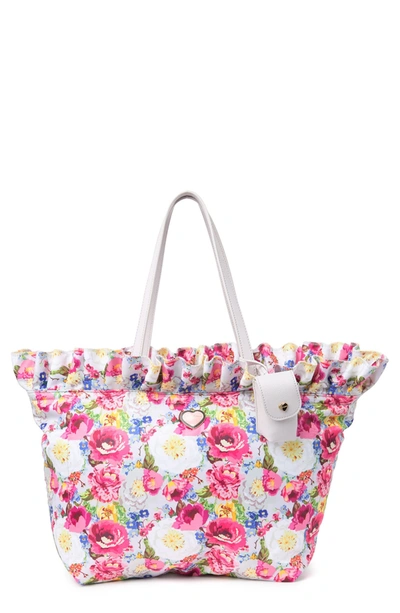 Betsey johnson floral hot sale tote