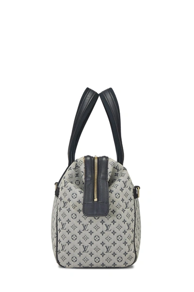 Pre-owned Louis Vuitton Navy Mini Lin Josephine Gm