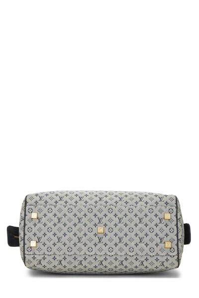 Pre-owned Louis Vuitton Navy Mini Lin Josephine Gm